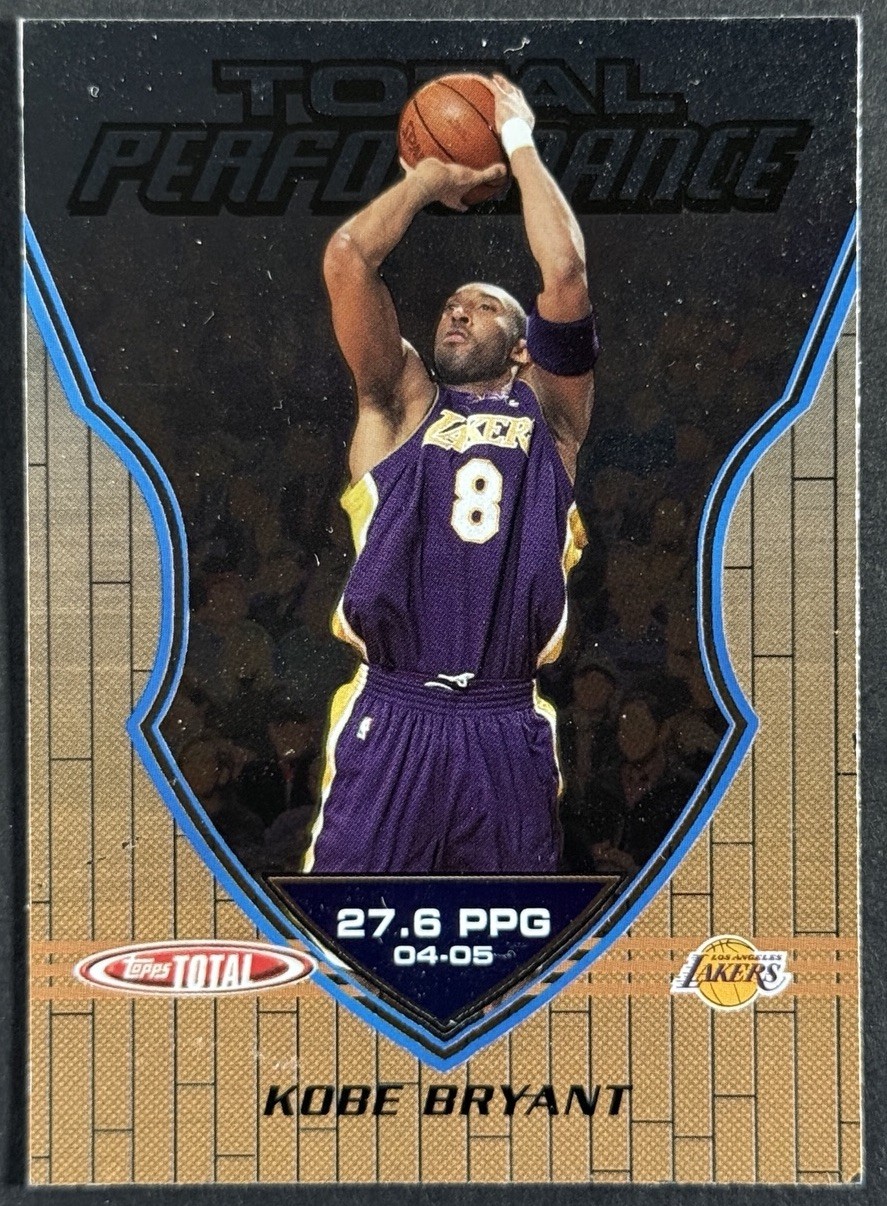 Kobe Bryant 2005-06 Topps Total Total Performance #TP9 Los Angeles Lakers