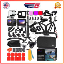 Accessories Kit for Gopro Hero 13 12 11 10 9 Black Waterproof Housing Silicon...