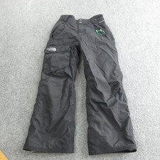 The North Face Snow Pants Boys Medium Black HyVent Waterproof Insulated Winter
