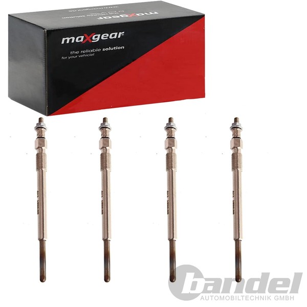 4X Maxgear GlÜHkerzen 66-0031 Passend FüR 4-ZYLINDER CitroËN Berlingo C2 C3 C5-image