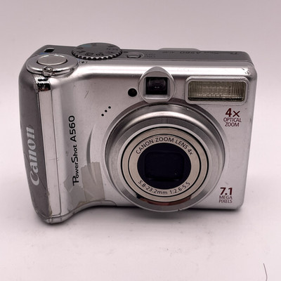 Canon PowerShot A560 5.0MP Digital Camera – Does Not Turn On, Body