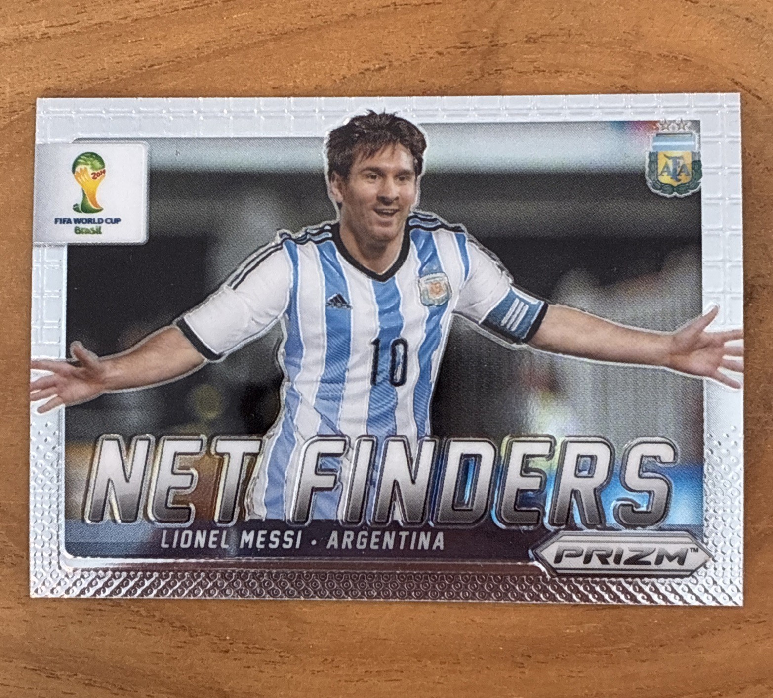 Lionel Messi 2014 Panini Prizm FIFA World Cup #2 Net Finders Insert