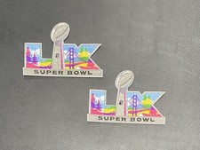 2 Super Bowl 60 LX Iron On Collectors Jersey Patch