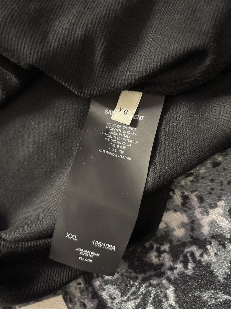 Ysl Saint Laurent Paris Black Cassandre Tank Top Size XXL | eBay