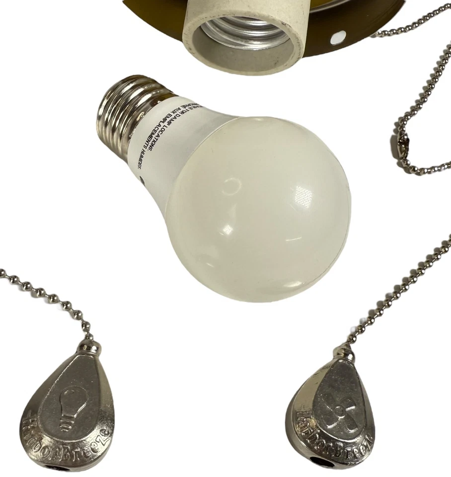 52-дюймовая деталь потолочного вентилятора Harbor Breeze Armitage — двигатель с корпусом переключателя и лампой - Изображение 4 из 4