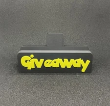 Giveaway Card Slab Stand Pokemon BGS CGC PSA SGC Black Yellow