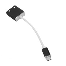 USB C Microphone Adapter Type C Sound Card 7.1 Channel USB External Sound
