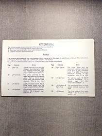 1983 Mattel Intellivision Computer Module & Keyboard - UNTESTED