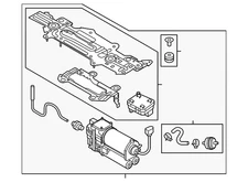 Genuine Audi Air Compressor 80A-616-005-F
