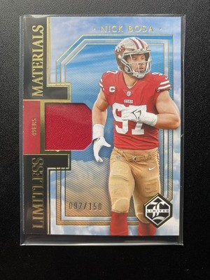 2023 Panini Limited - Limitless Materials Nick Bosa Jersey Number Match 97/150