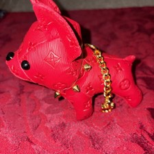 French Bulldog Gold Tone Bag Charm
