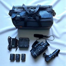 JVC GY-LS300CH 4K Memory Card Camera Recorder w/ battery handle bag from JP EX