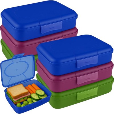 Lunchbox 6er Set Butterbrotdose Brotdose Kunststoff Brotbox Sandwich Dose Box