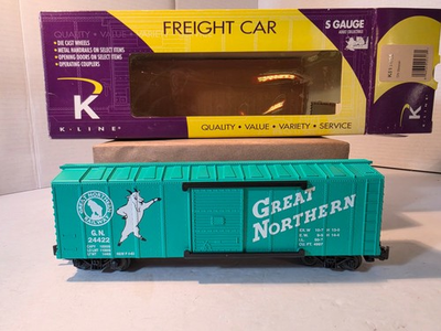 #ad Vintage 2000 K Line K511 005 Great Northern Box Car GN 24422 S Gauge New OB $17.50