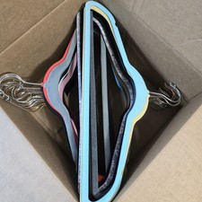 25 Slim Velvet Hangers Multiple Colors - Pre-owned