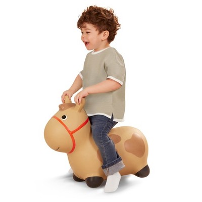 Bouncy  Hoppin  Pony Inflatable Ride-On Toy for Toddlers 18+ Months,Free Ship