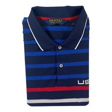Polo Golf Azul Rayas Ryder Cup 2016 Polo Talla Grande Excelente
