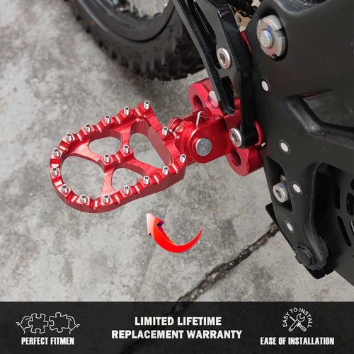 For Segway X160 & X260 For Sur-ron for Light Bee X / LBX Foot Pegs Footrest Red - Bild 11 von 12