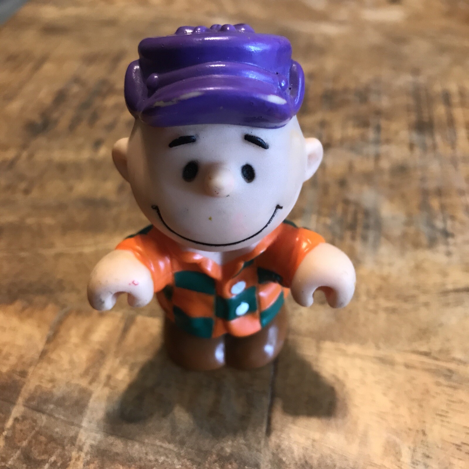 Vintage 1966 Peanuts Charlie Brown PVC Toy Figure ~ United Feature Syndicates