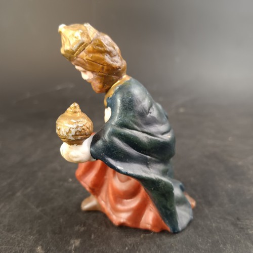Replacement Nativity Piece : Wiseman #1, Hand Painted Ceramic - Picture 6 of 8