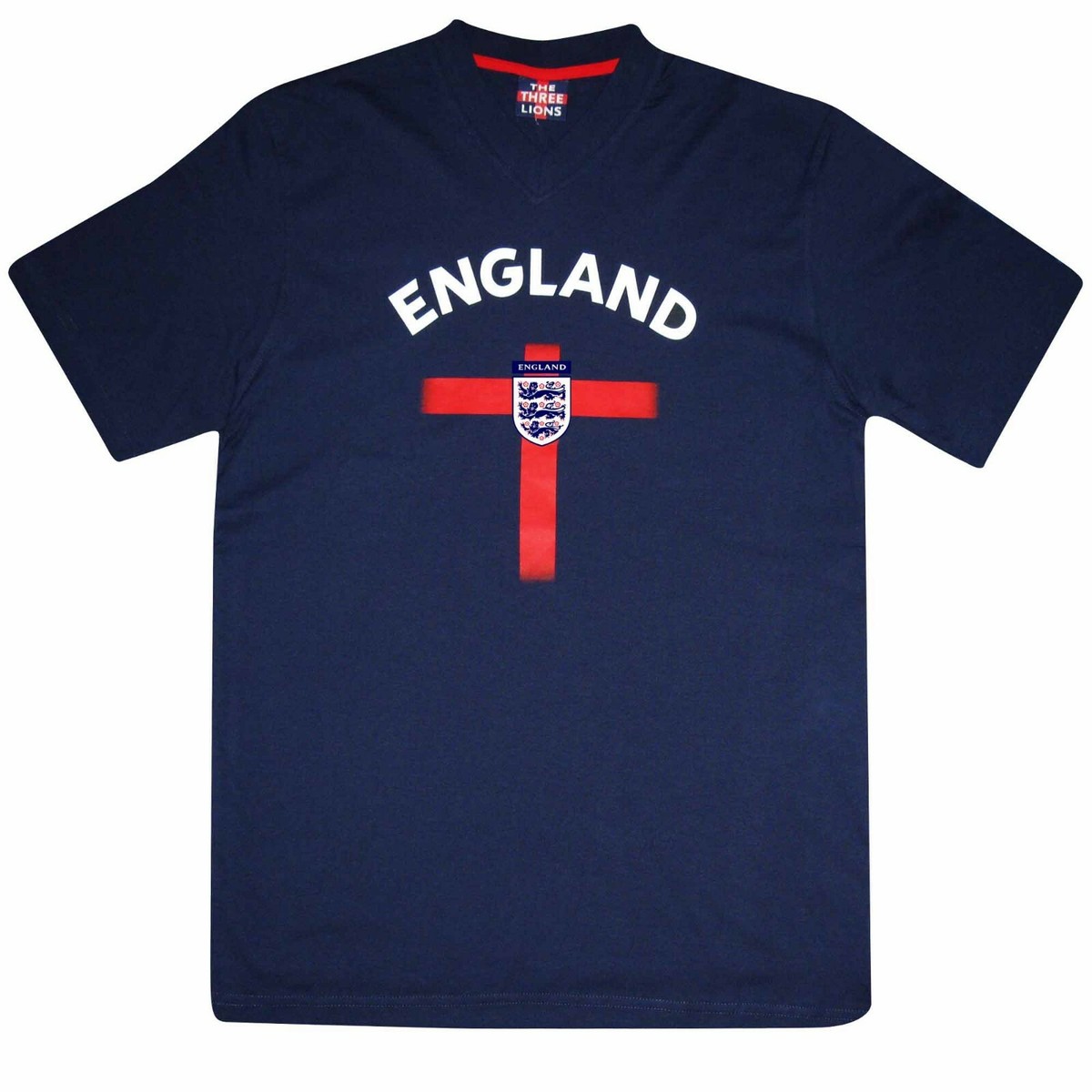 New Official England Lions Football Crest T-Shirt Adult Sizes