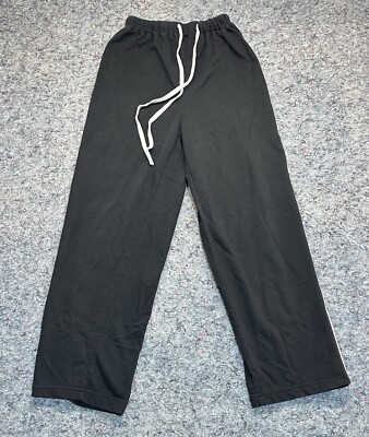 Erika Sport Sweatpants Women's Petite Med Black Joggers Gym