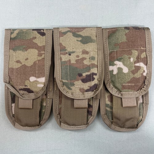 3 Molle II M-4, Two Magazine Pouch 8465-01-641-9431 Military Multicam Army Gun