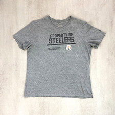 Nike Mens NFL Tshirt Sz XL Grey Marl Pitsburgh Steelers American Football Tee