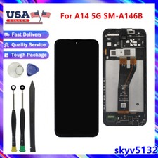 For Samsung Galaxy A14 5G SM-A146B LCD Display Touch Screen Frame Digitizer New