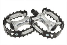 VP Components Bear Trap VP-747F Old School BMX 9/16" Pedals - Black/Silver