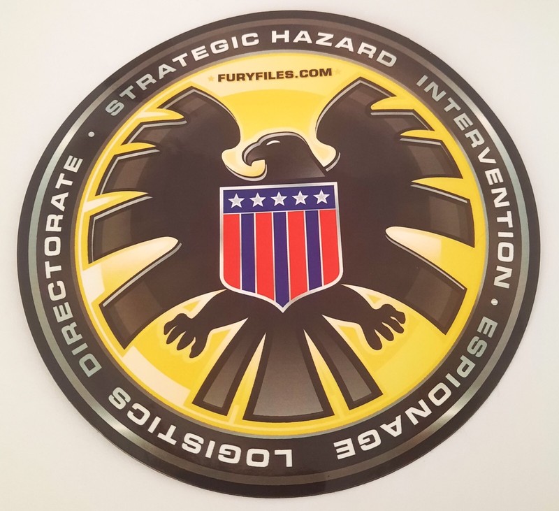 (2) 2009 SDCC Large Promo Magnets / SHIELD LOGO / "FURYFILES" Great Condition
