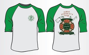 st patricks day baseball shirt