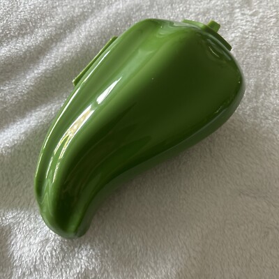 Tupperware Forget Me Not Green Chili Pepper Keeper NEW!