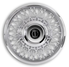 1x Speichenblende 15" ABS chrom US Car Oldtimer Hot Rod Radkappen Radzierblenden