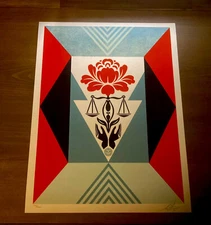 Shepard Fairey Obey Giant CULTIVATE JUSTICE Signed Numbered Screen Print