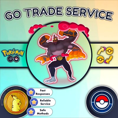 Pokémon Go - Gigantamax Machamp Trade || Safe Trade   || Shiny Verfügbar  