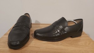 clarks mens black casual shoes