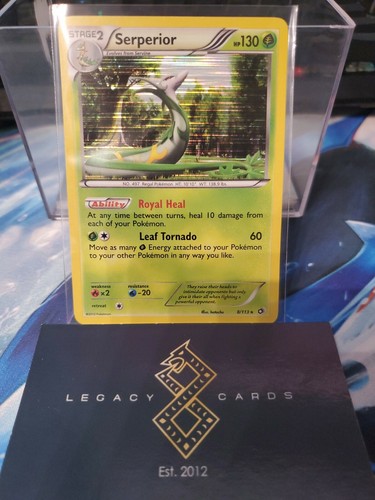 Serperior 8/113 Holo Rare Legendary Treasures Pokemon NM - 第 1/1 張圖片