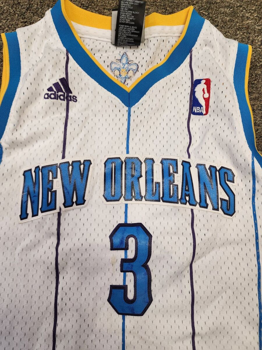 Adidas Chris Paul New Orleans Hornets #3 White Home Jersey Adidas Chris Paul New Orleans Hornets #3 White Home Jersey