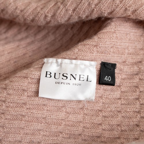 Suéter de mujer BUSNEL rosa 100 % cachemir talla 40 13071. - Imagen 6 de 7