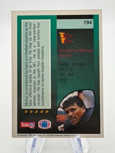 1991-92 Wild Card Football Card + Inserts - You Pick - Picture 54 of 82
