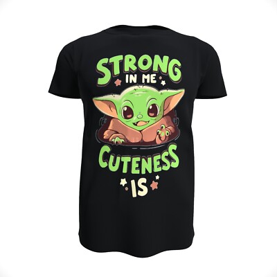 T-Shirt Lustige Sprüche Spaß Shirt Stron in Me Cuteness is grünes Männchen