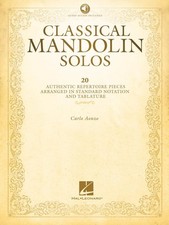 Mandolina Clásica Solos Partituras Mandolina Libro y Audio NUEVO 000124955