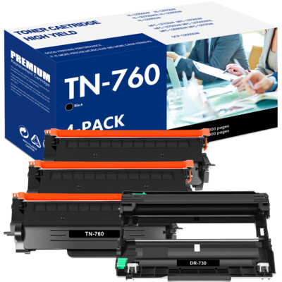 #ad #ad TN760 Toner DR730 Drum fits for Brother MFC L2690DW MFC L2710DW L2550DW Lot $38.30