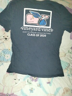 Vineyard Vines Graduation Shirt Class Of 2020 Virtual RARE Sz M
