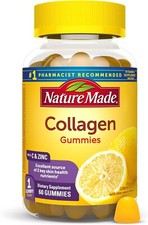 Nature Made Collagen Gummies with Vitamin C, Zinc and Biotin, Hydrolyzed Collage