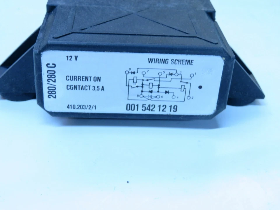 Unidad de control de relé de motor de 9 polos para Mercedes Benz 230 250 280 001.542.12.19 Foto 2 de 4