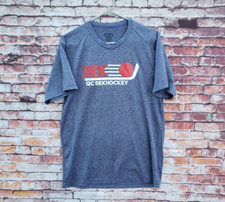 🔥 Quad City DekHockey Dek Hockey Blue Athletic Shirt Men's Small / Medium Floor