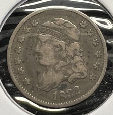 1832 CAPPED BUST SILVER HALF DIME GRADES VERY FINE ACTUAL COIN SKU1364