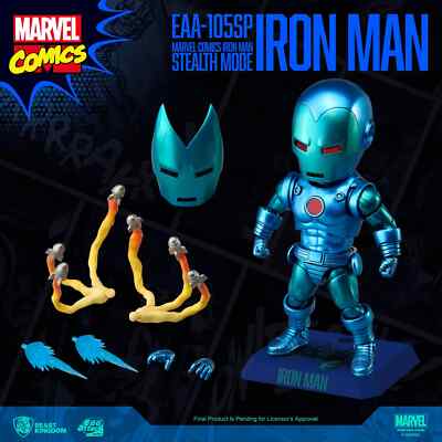 SEALED Beast Kingdom Egg Attack Iron Man Stealth Mode EAA-105SP Light Up Figure